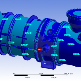 Strength calculations of finite element